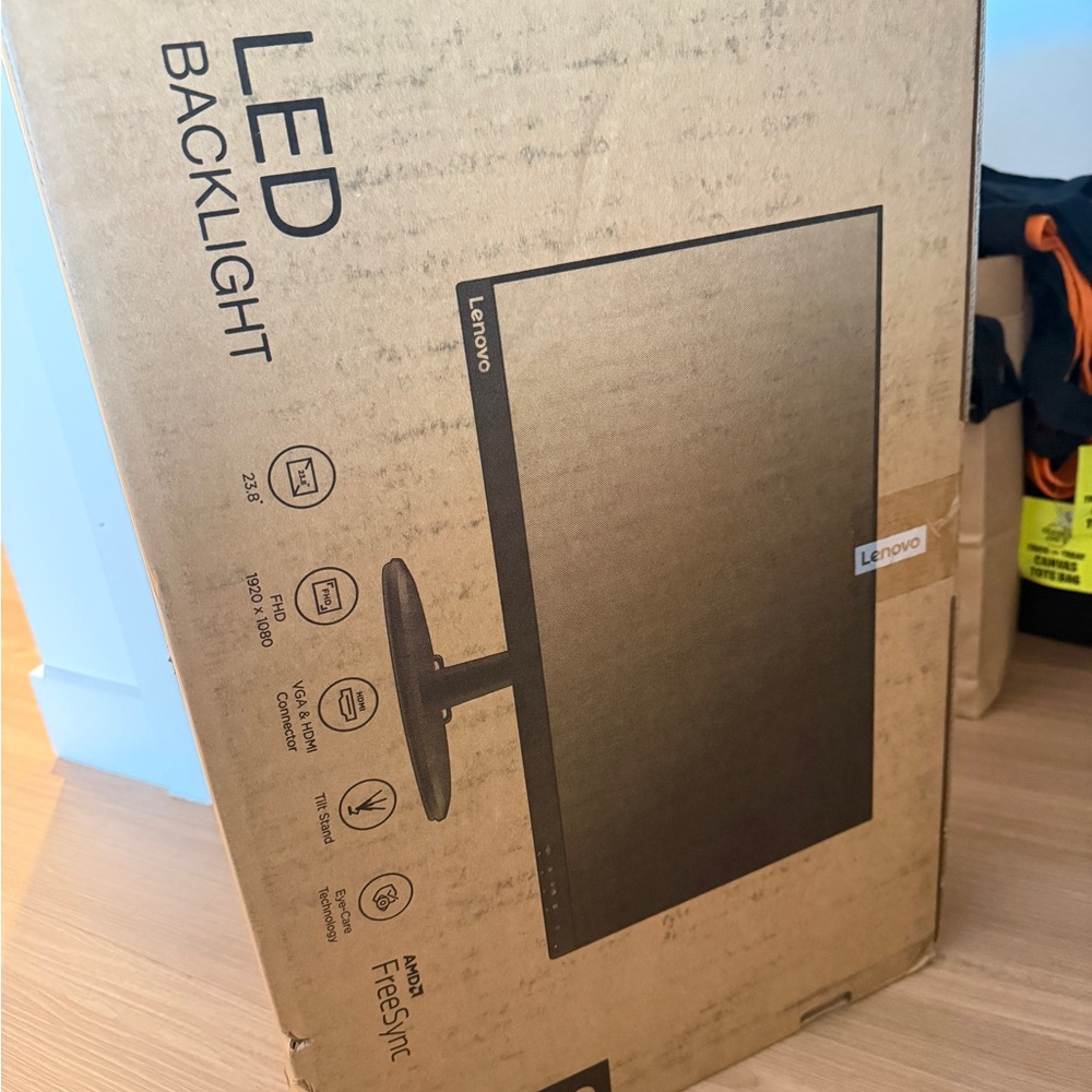 Lenovo Black LED Backlight Monitor